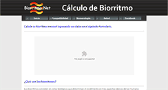 Desktop Screenshot of biorritmo.net